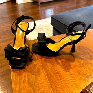 J Rene Nishia Satin Sandals NWB